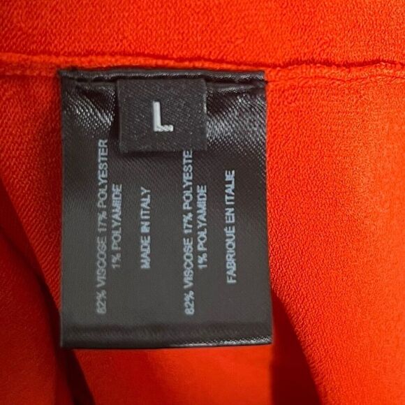 Proenza Schouler Fringe Midi Skirt Women’s Size Large Orange Knit Tiered Runway - Picture 8 of 9